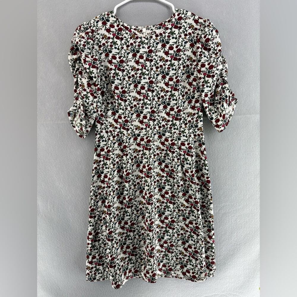 A Loves‎ A Floral A Line Shirred Short Sleeve Dress XS NWT